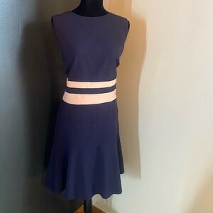 Ralph Lauren Blue and White Dress